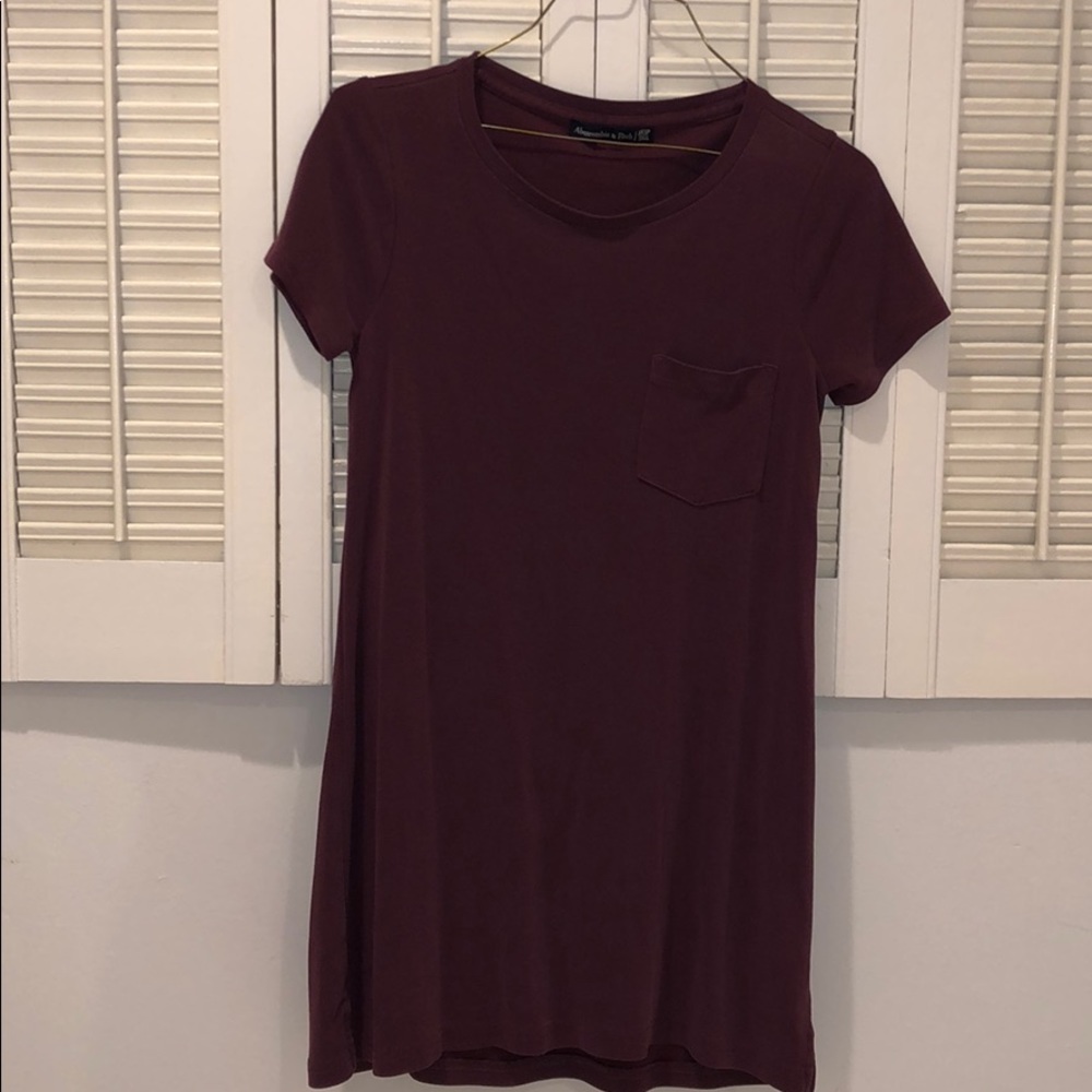 Crimson mini dress